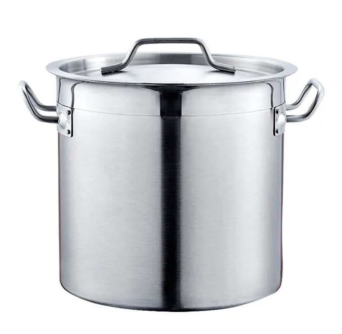 [GP669] Caldeirão Inox Fundo Triplo Profissional 69 L, un.